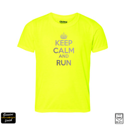 Hi Vis yellow reflective sports t-shirt
