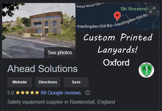 Oxford Lanyards custom printing service Ahead Solutions Google reviews. Verified customer reviews for Ahead Solutions UK Ltd. 