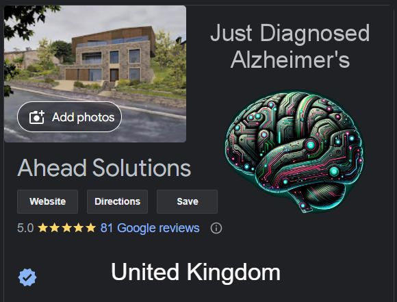 Click to see our reviews. Just Diagnosed UK from Ahead Solutions UK