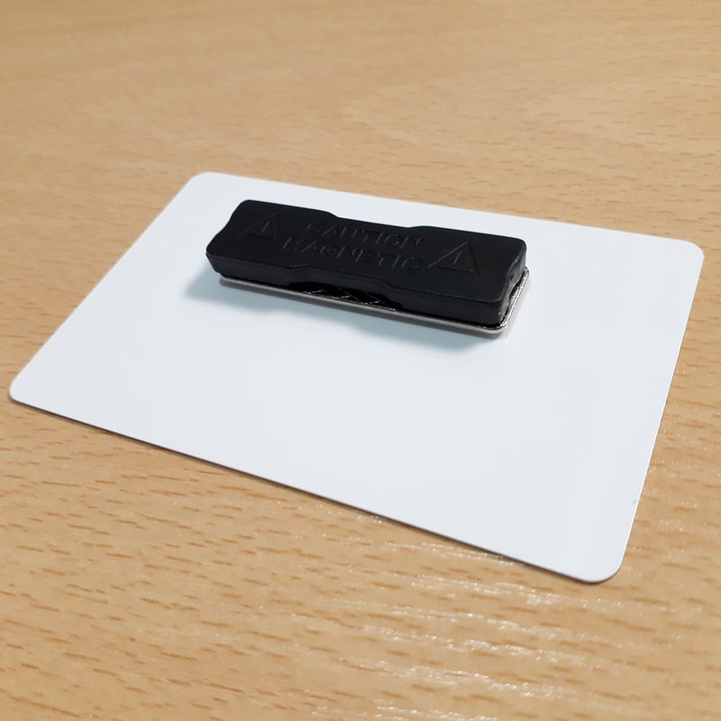 Employee ID Card Printing Dundee. Magnetic Bar Mount