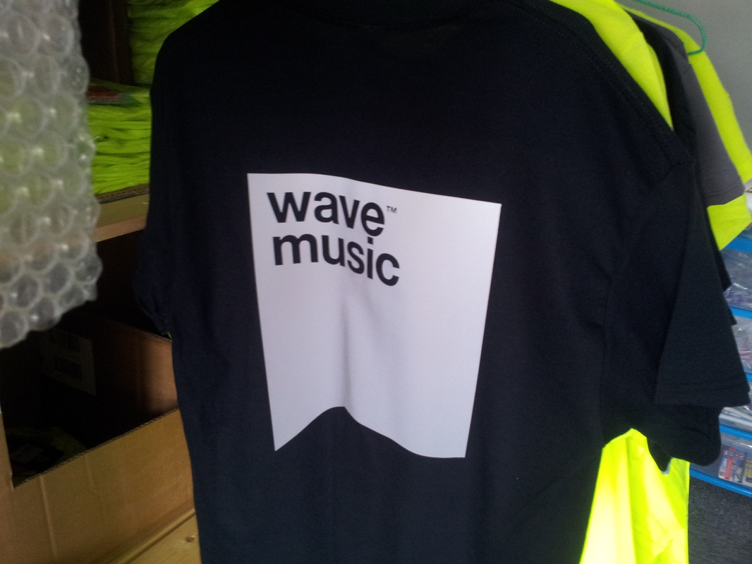 Custom Reflective Printed Logo Bespoke Design for London's Wave Music House