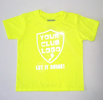 Running club custom logo design and print reflective logos to keep runners visible!