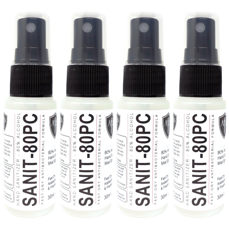 TOWN strong 80% alcohol antibacterial hand sanitiser spray in stock 