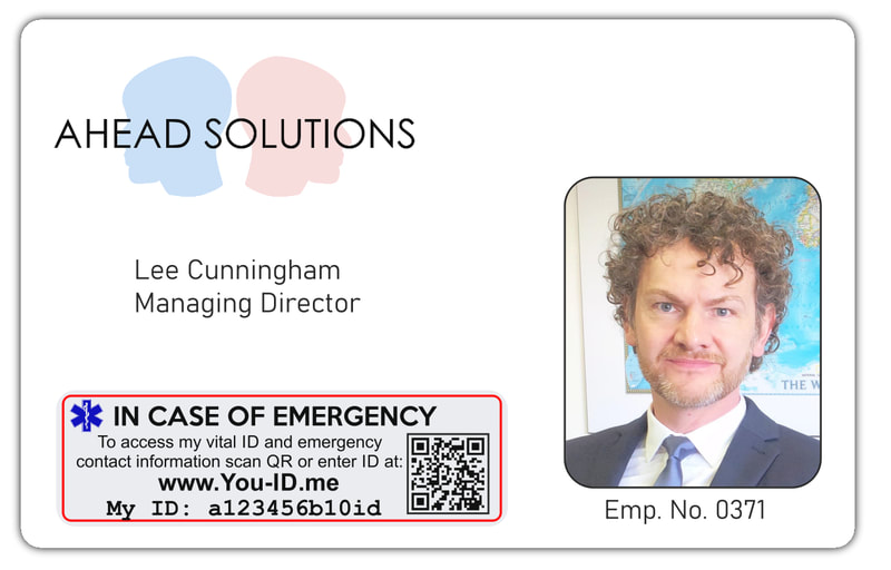 Custom print employee ID card printing service design and print in Edinburgh