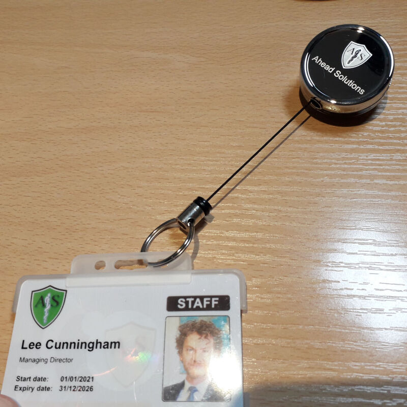 Custom retracting ID badge holders UK