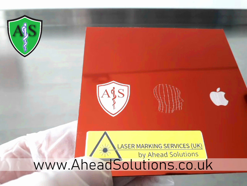 Logo laser marking Sunderland. Branding logo product part laser marked etched engraved