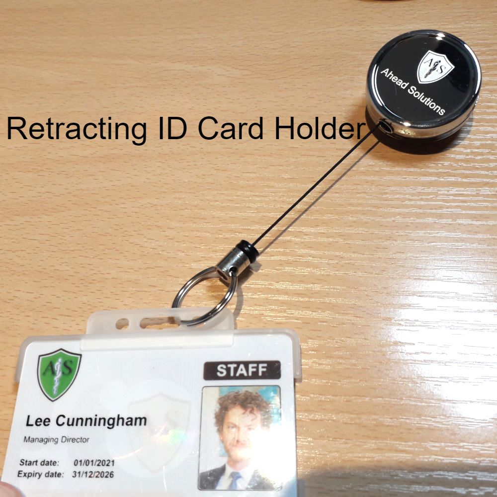 Retracting ID Card Reel