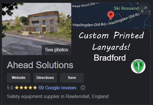 Bradford personalised printed Lanyards Ahead Solutions Google reviews. Verified customer reviews for Ahead Solutions UK Ltd.