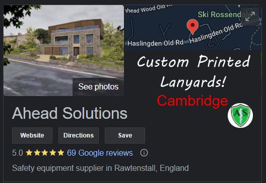 Cambridge printed Lanyards Ahead Solutions Google reviews. Verified customer reviews for Ahead Solutions UK Ltd. 