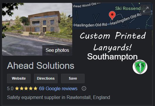 Sounthampton custom printed Lanyards Ahead Solutions Google reviews. Verified customer reviews for Ahead Solutions UK Ltd. 