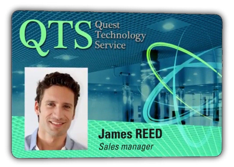 ID card with hologram print. Courtesy of Evolis Stoke on Trent