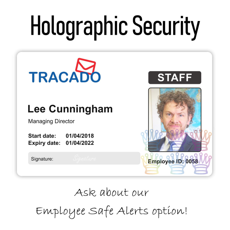 Bristol holographic ID card printing specialists in badges cards passes for staff identity employees company personnel people workers