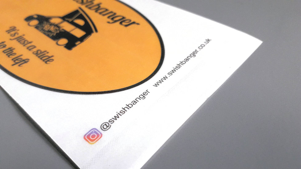 Newcastle sticker print service. Design and print of customised sticky labels 