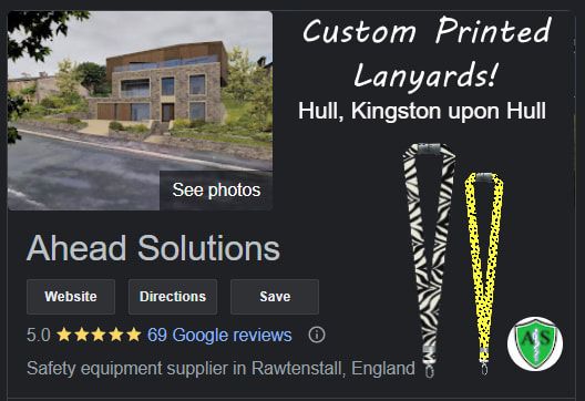 Hull customised lanyards design and print service Ahead Solutions Google reviews. Verified customer reviews for Ahead Solutions UK Ltd.