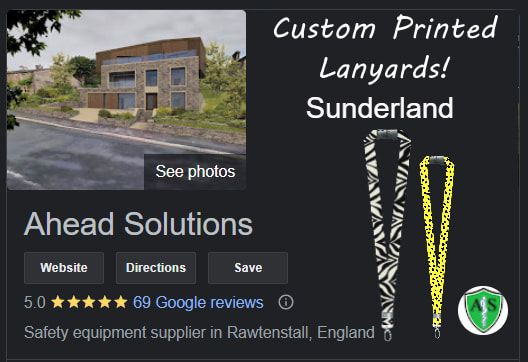 Sunderland lanyards custom design and print service Ahead Solutions Google reviews. Verified customer reviews for Ahead Solutions UK Ltd.
