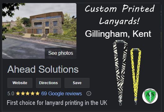Click to see our reviews. Gillingham custom printed lanyards. Premium customised lanyards for business, events, government and charities.