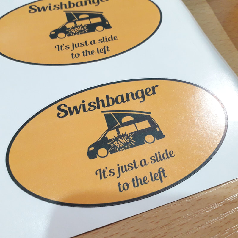 Sunderland sticker printing service- local delivery of custom printed stickers